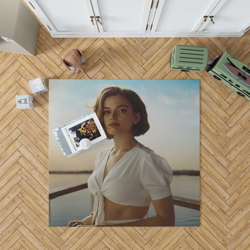 Death On The Nile Movie Emma Mackey Rug