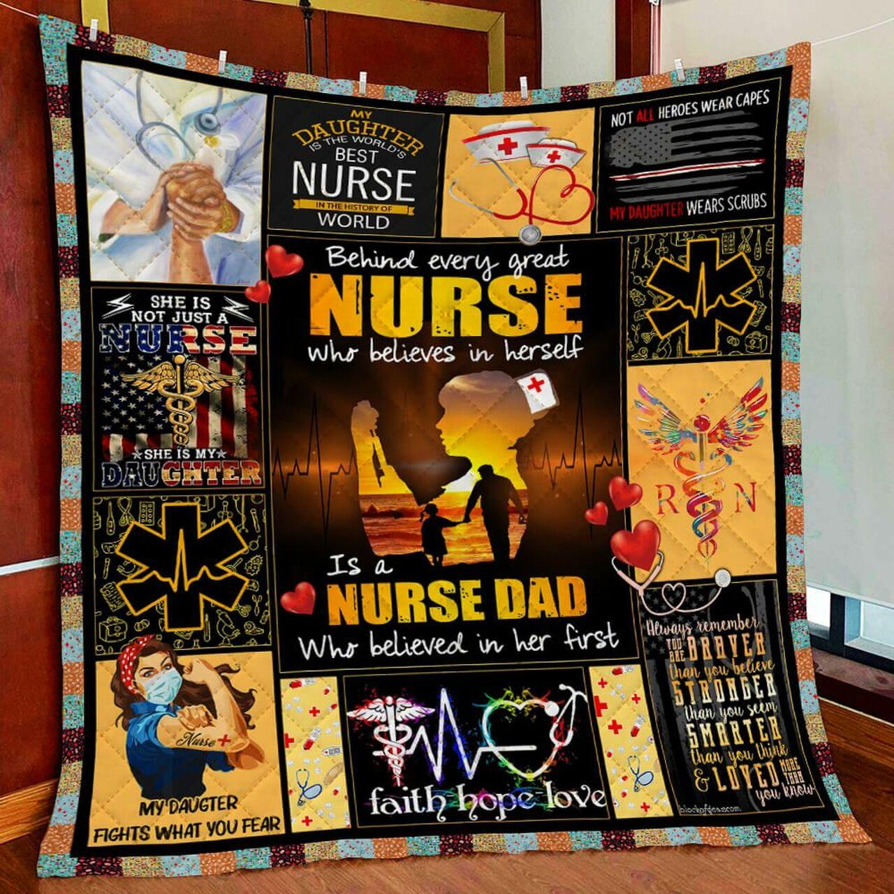 Great e Dad Quilt Blanket