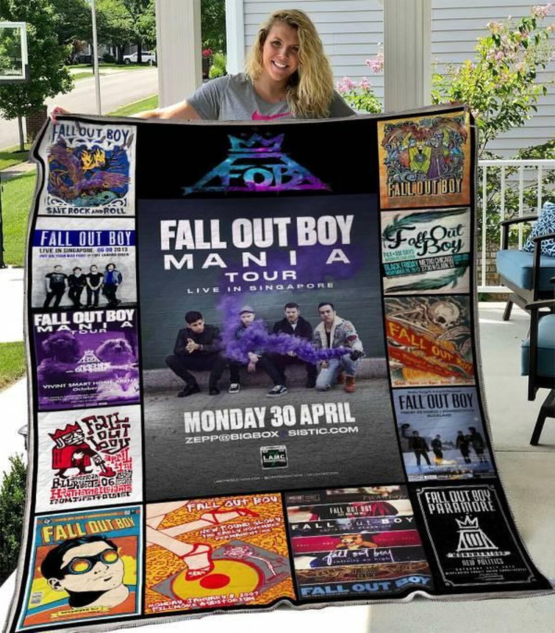 Fall Out Boy Quilt Blanket Hvt200613 Quilt