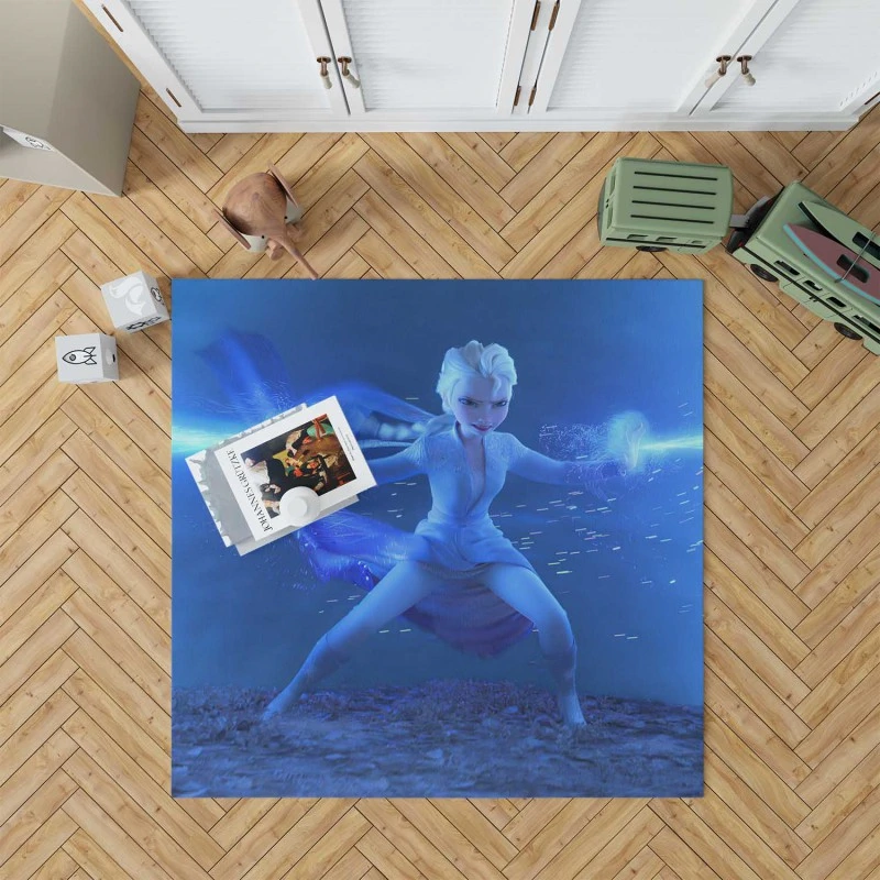 Elsa In Disney Frozen 2 Kids Movie Rug