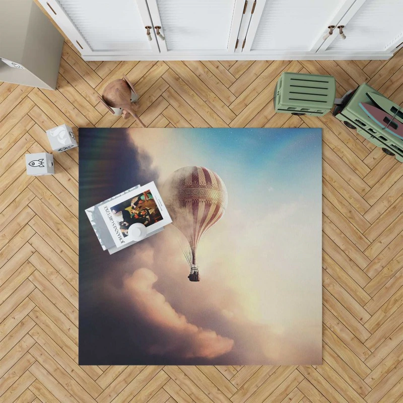 The Aeronauts Movie Hot Air Balloon Rug