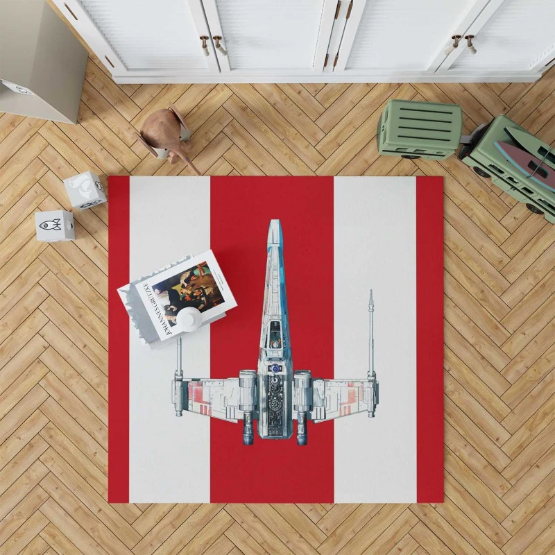 Star Wars Movie X-Wing Starfighter Rug