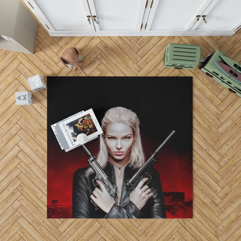 Sasha Luss In Anna Film Rug