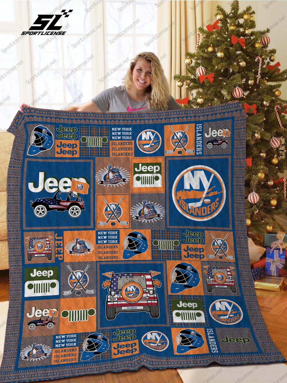 H Ne Jeep Quilt Blanket