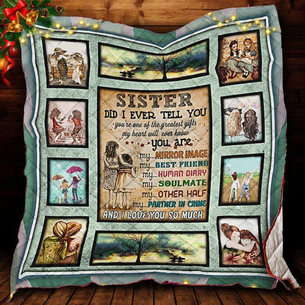 onalized To ister I Love Yo Much Quilt Blanket Greattomized G For Birthday C Thgiving