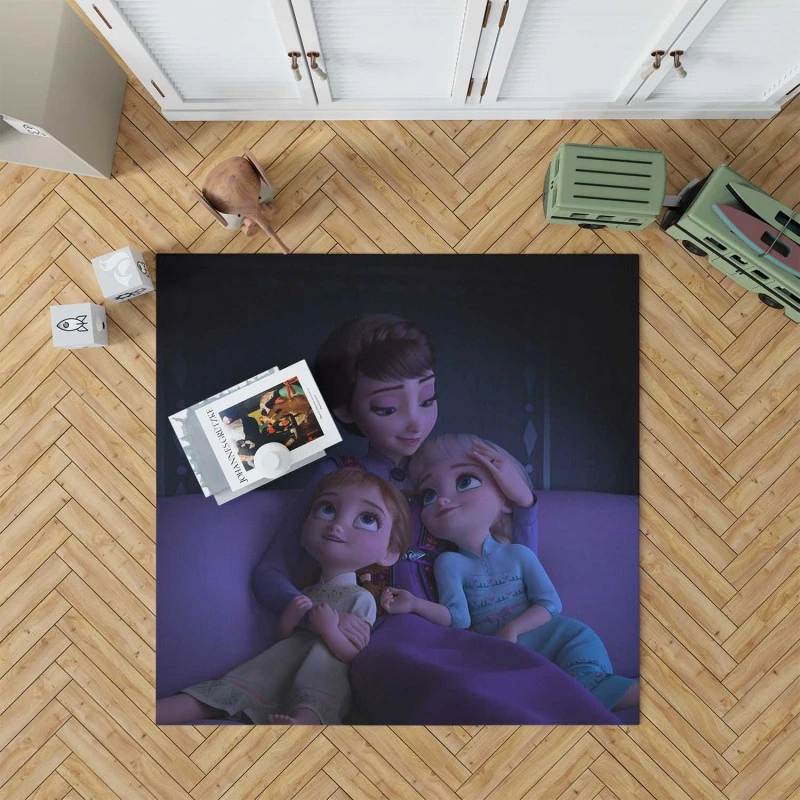 Frozen 2 Movie Elsa Anna Queen Iduna Rug