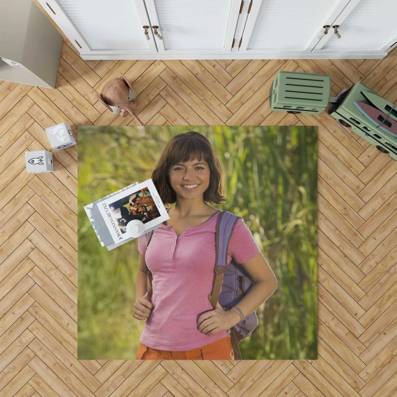 Isabela Merced In Dora And The Lost City Of Gold Kids Movie Rug