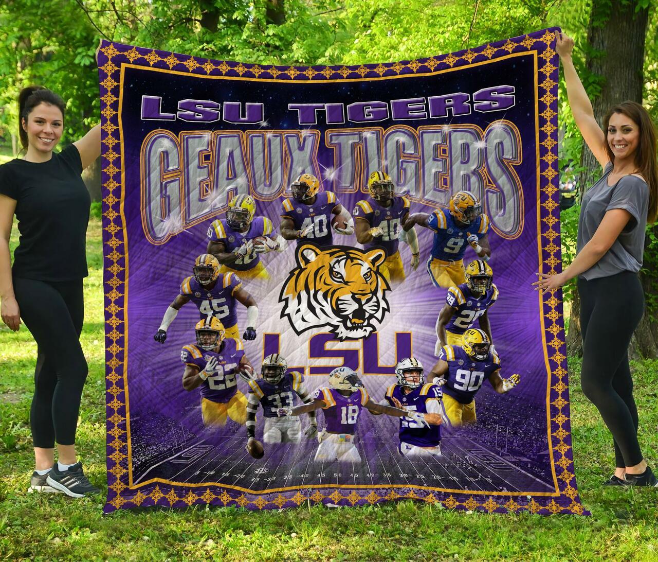 Lsu Quilt Blanket Ll