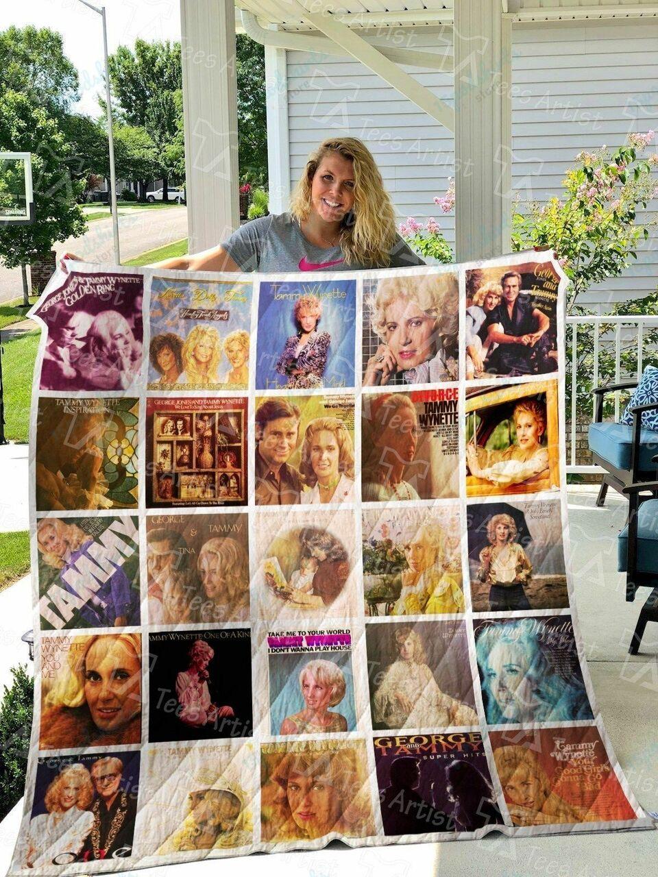 Tammy Wynette Quilt Blanket 0866