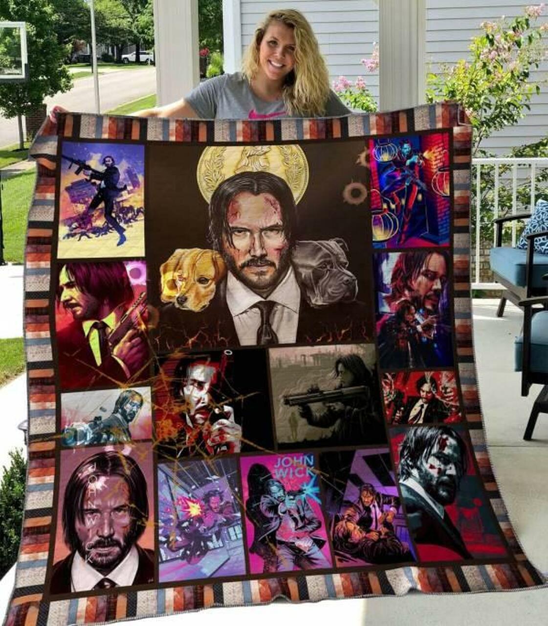 Johnwick Quilt Blanket Hvt240508 Quilt