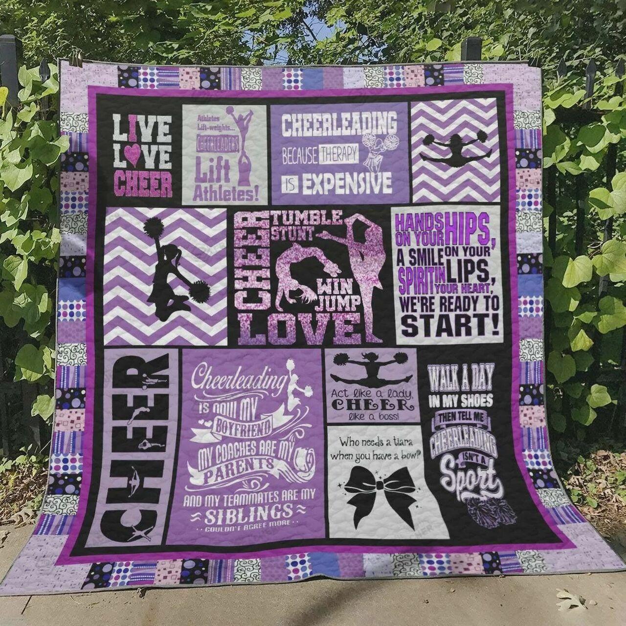Cheerleading Bee Therap Exive Quilt Blanket Greattomized Blanket G For Birthday C Thgiving
