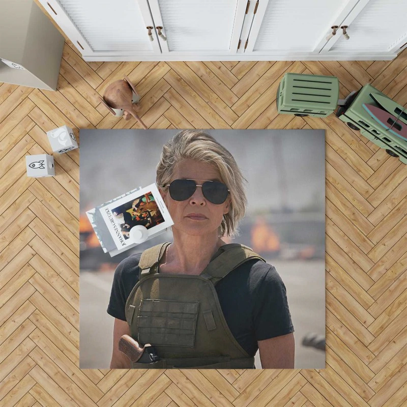 Terminator Dark Fate Movie Sarah Connor Rug