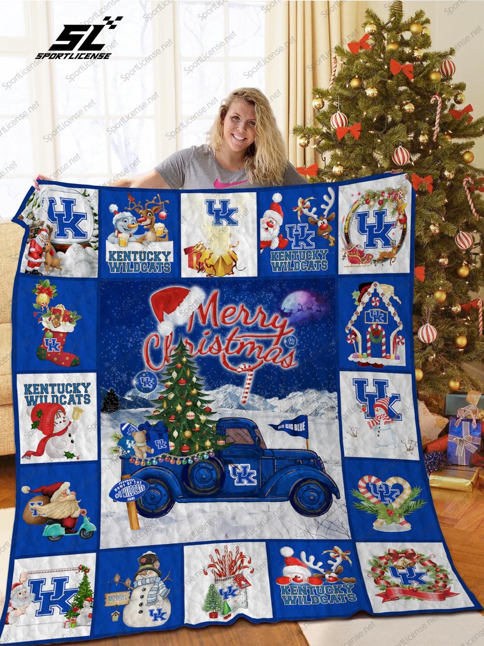 Bl Kw Truck Quilt Blanket