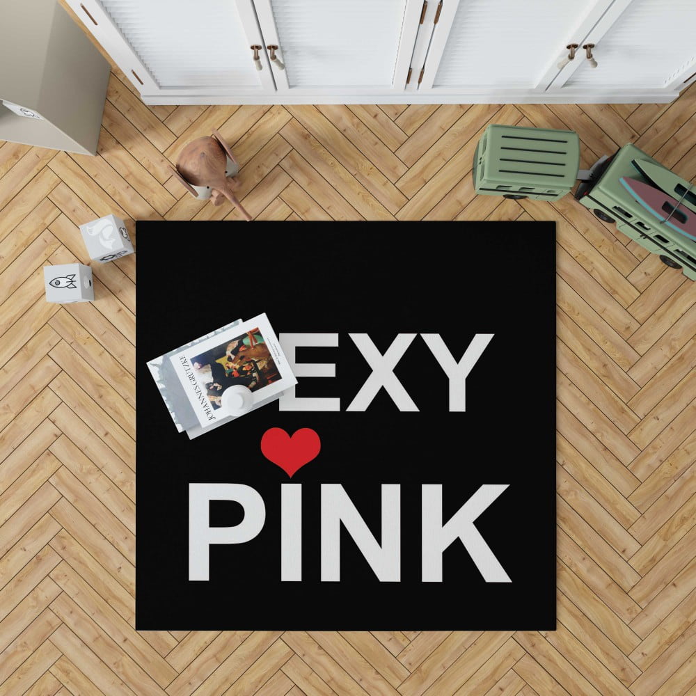Sexy Pink VictroiaS Secret Floor Rug Mat