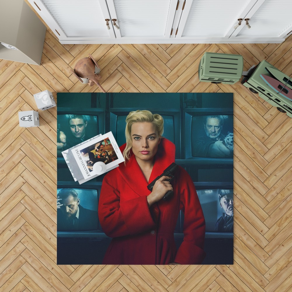 Terminal Margot Robbie Bedroom Living Room Floor Carpet Rug