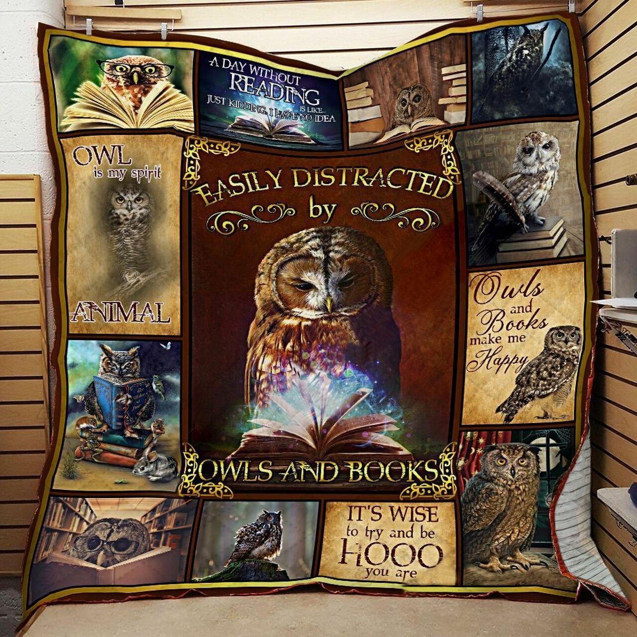 Easilytracted By And B Quilt Blanket Greattomized Blanket G For Birthday C Thgiving