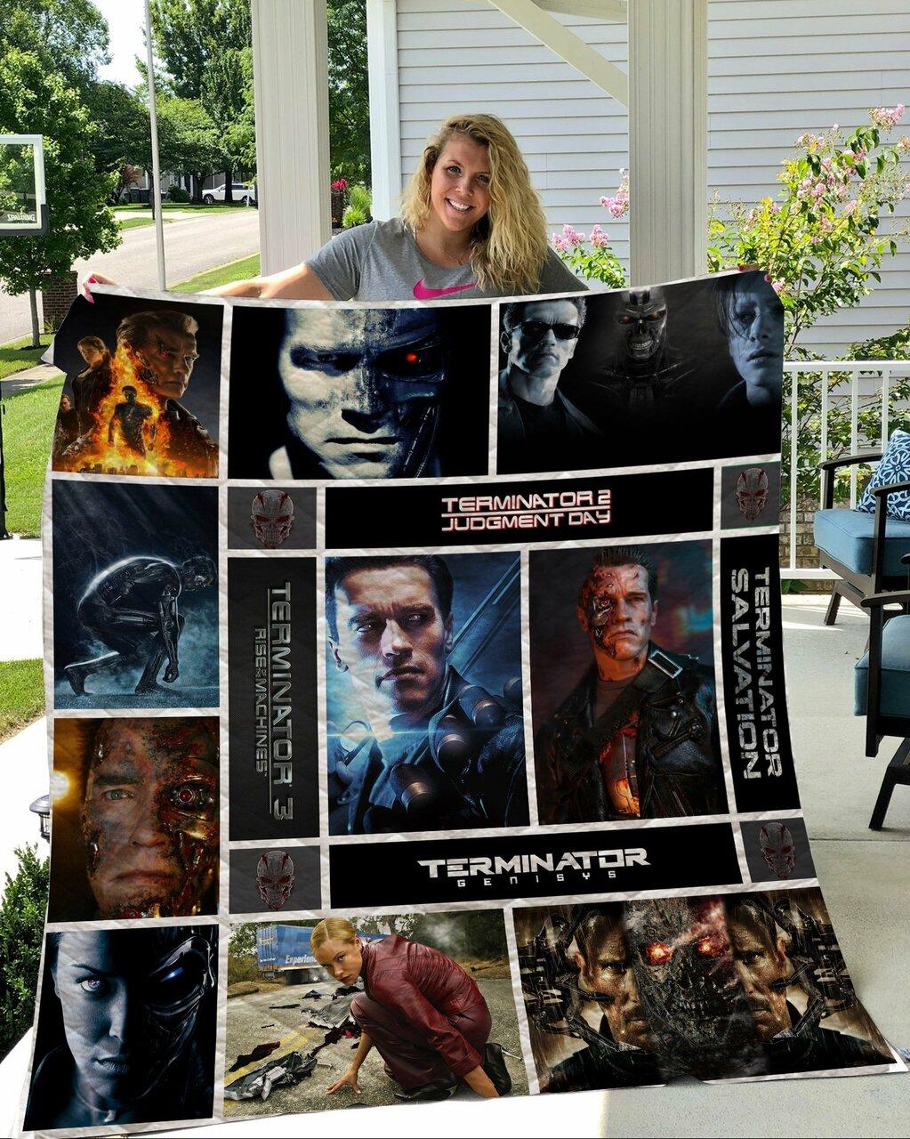 The Terminator Quilt Blanket Quilt