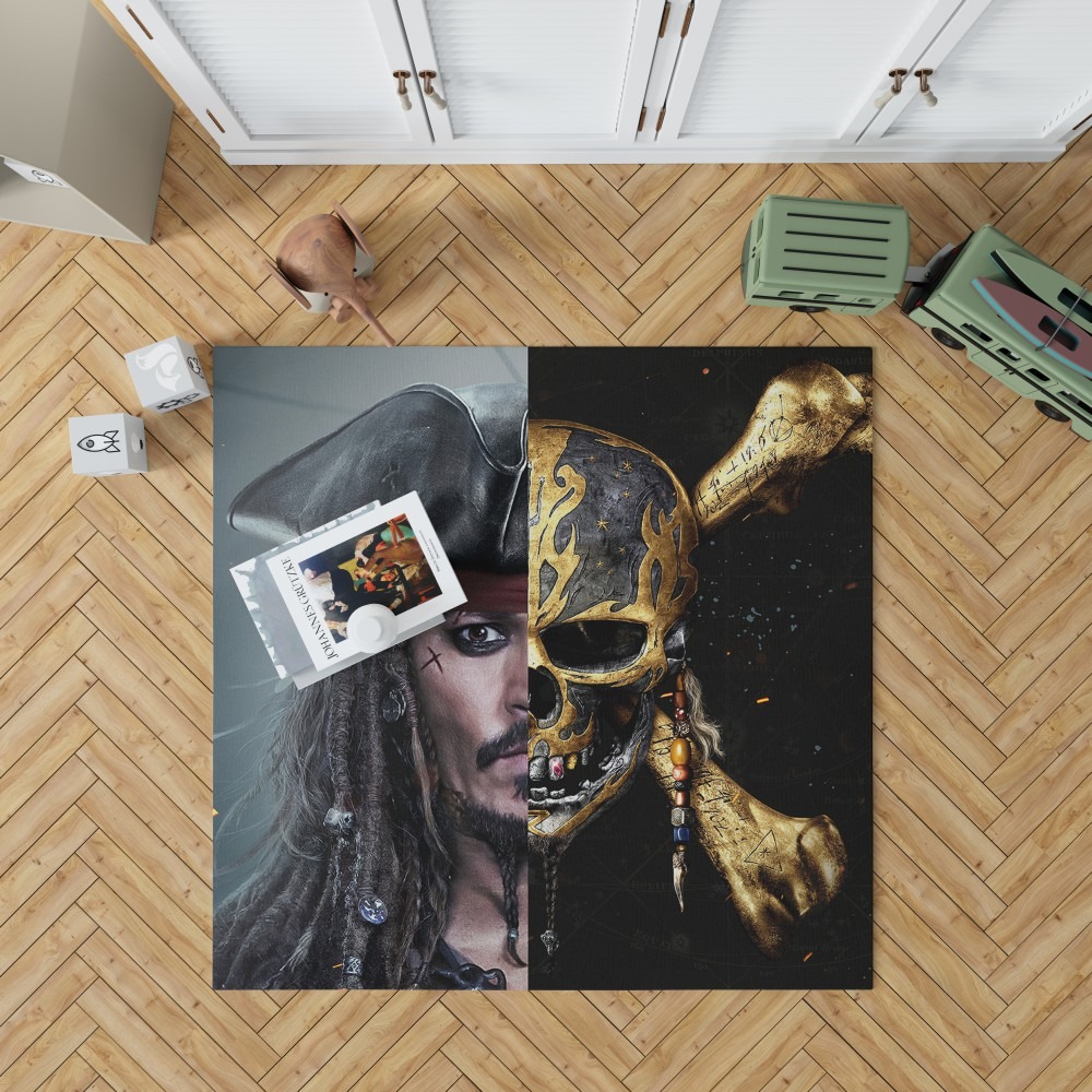 Pirates Of The Caribbean Johnny Depp Bedroom Living Room Floor Carpet Rug