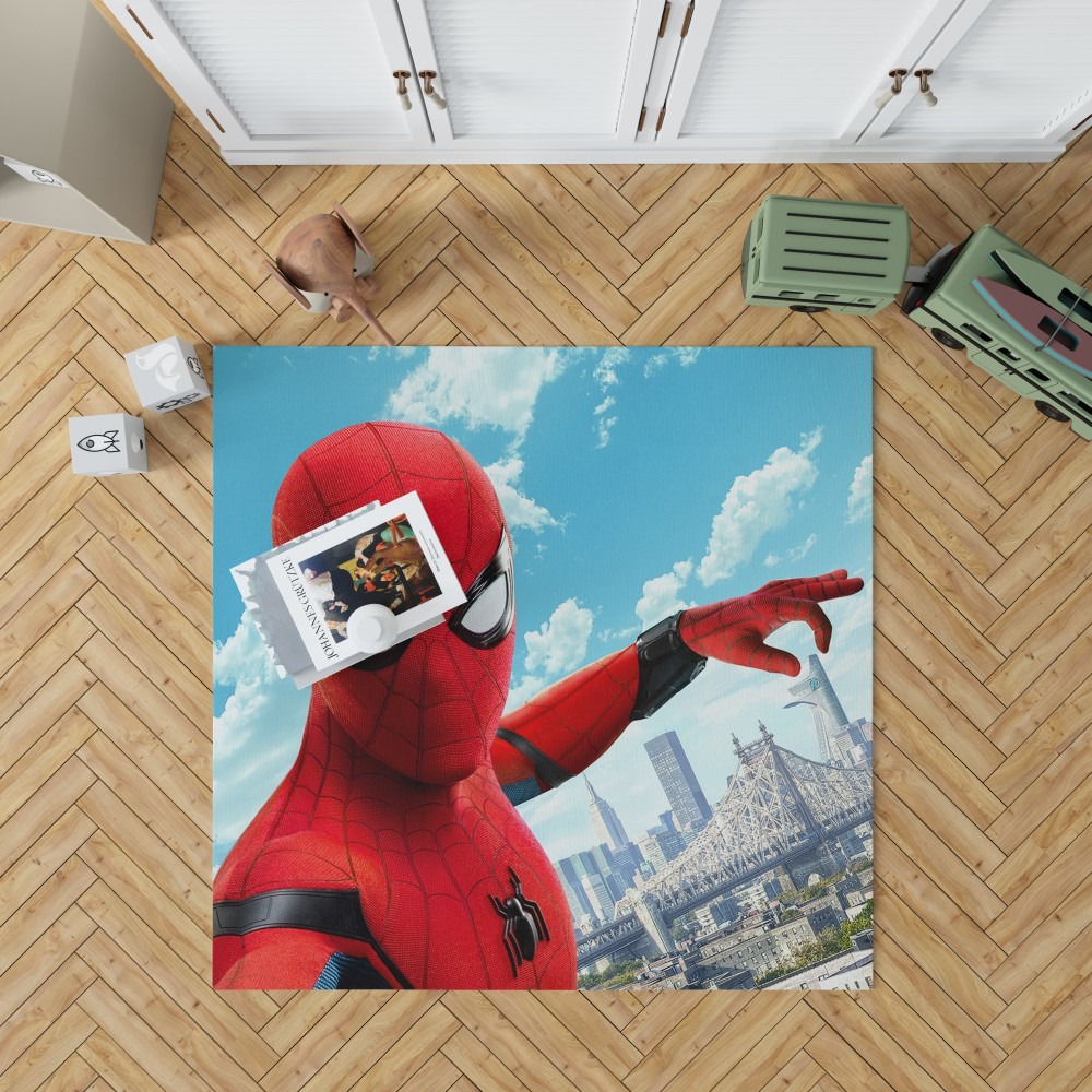 Spider Man Home Coming Bedroom Living Room Floor Carpet Rug