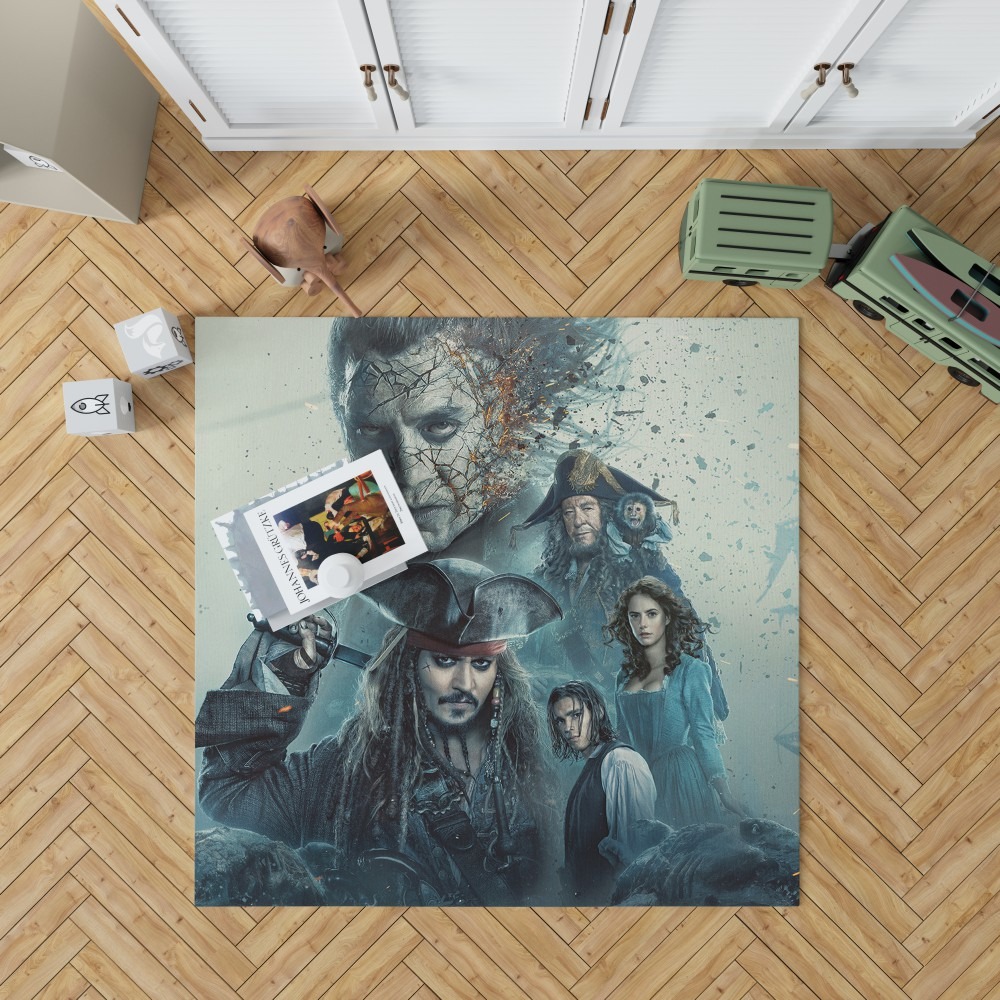Pirates Of The Caribbean Salazar Revenge Bedroom Living Room Floor Carpet Rug