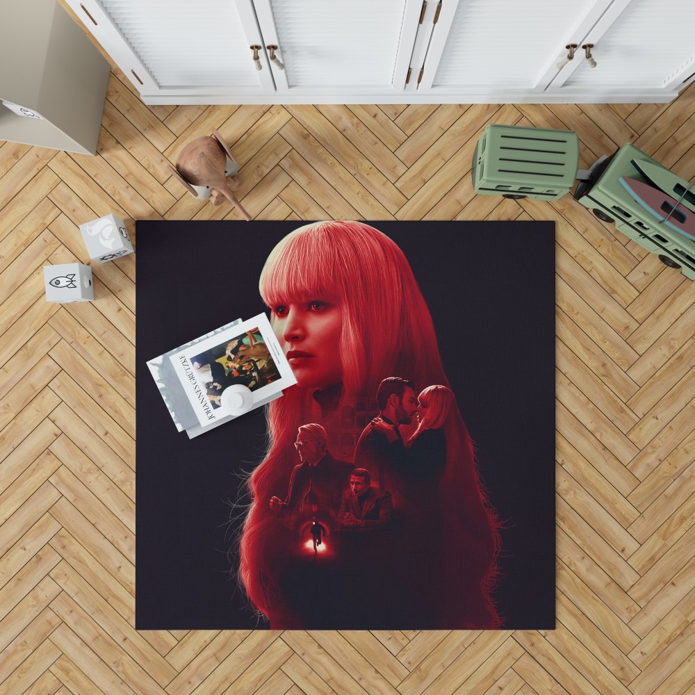 Red Sparrow Movie Bedroom Living Room Floor Carpet Rug