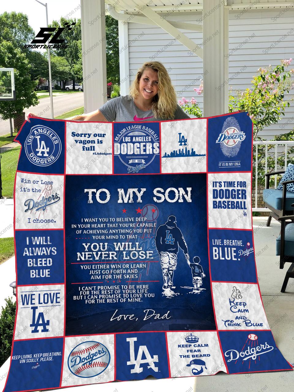 H -Lad D Quilt Blanket