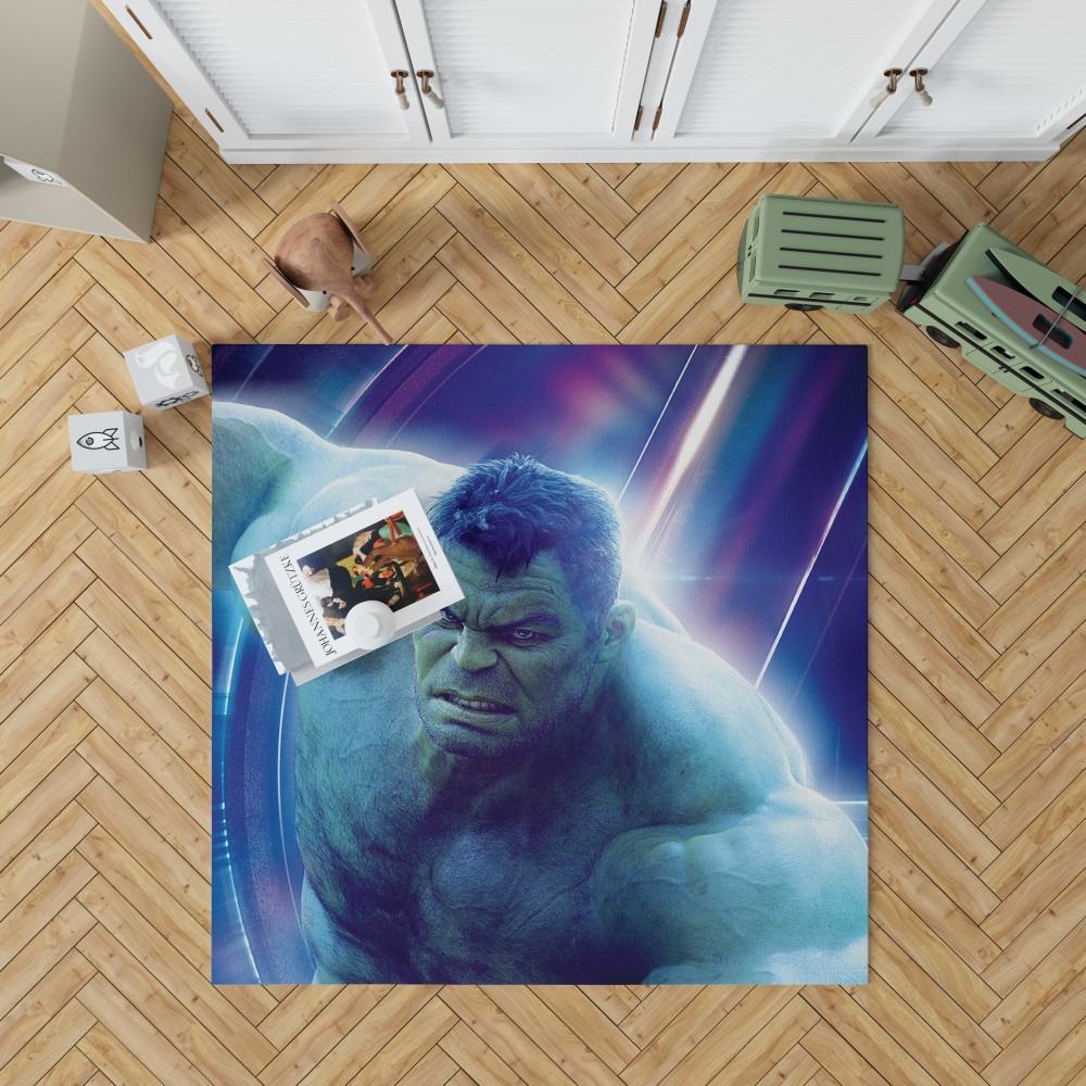 Hulk Avengers Infinity War Mark Ruffalo Bruce Banner Bedroom Living Room Floor Carpet Rug