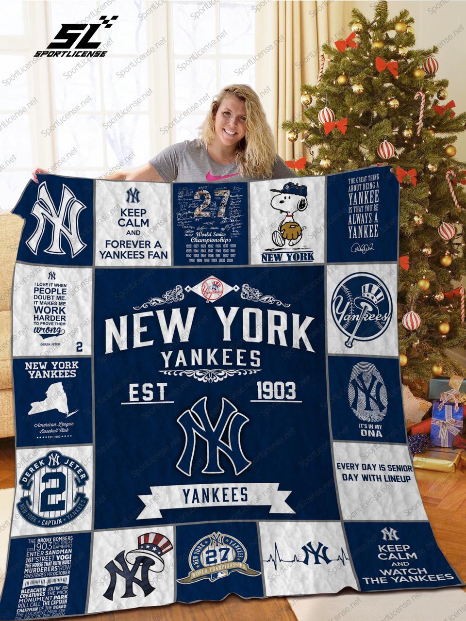 H Nyy Quilt Blanket Ver 17