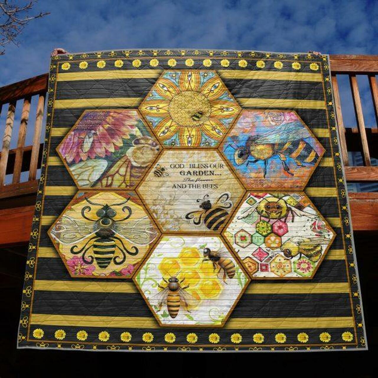 God s Our Garden Flo And The Quilt Blanket Tm99 Quilt