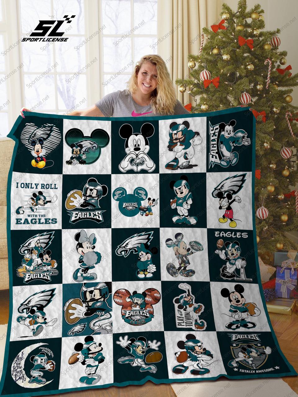 Bl Pe Dn Quilt Blanket