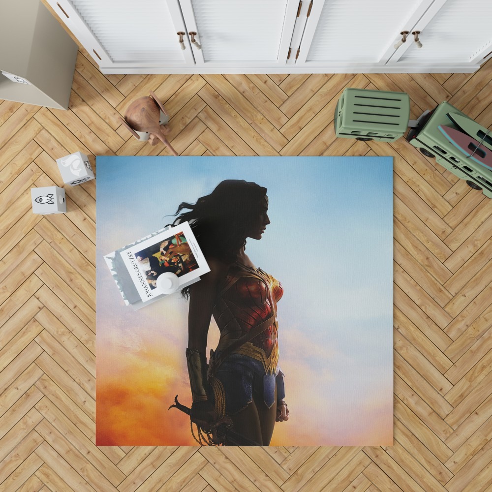 Dc Comics Wonder Woman Movie Bedroom Living Room Floor Carpet Rug