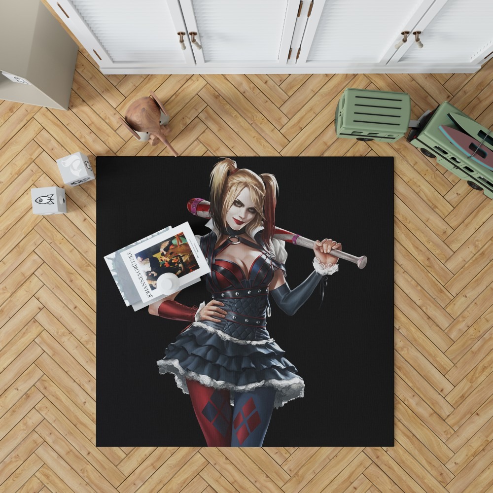 Harley Quinn Supervillain Suicide Squad Bedroom Living Room Floor Carpet Rug