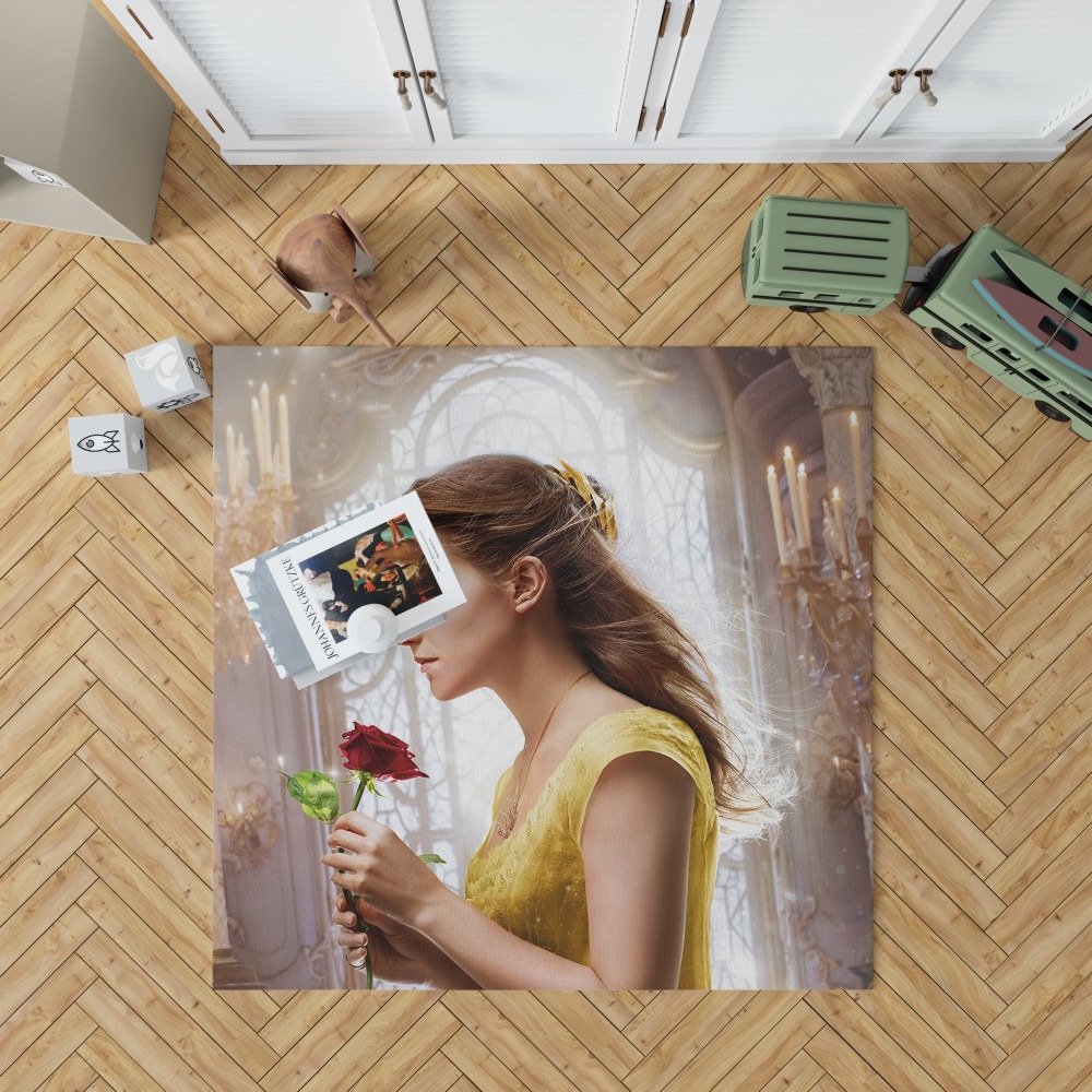 Emma Watson Beauty And The Beast Belle Bedroom Living Room Floor Carpet Rug