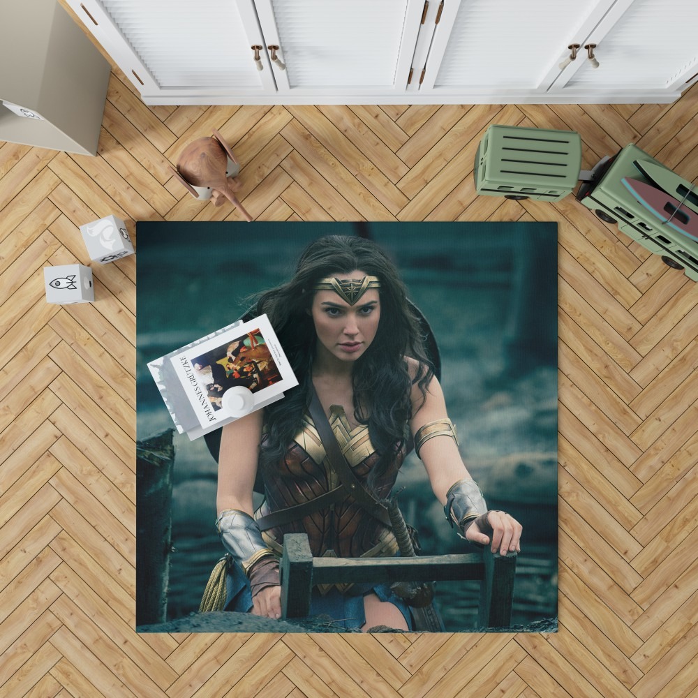Gal Gadot Wonder Woman Bedroom Living Room Floor Carpet Rug