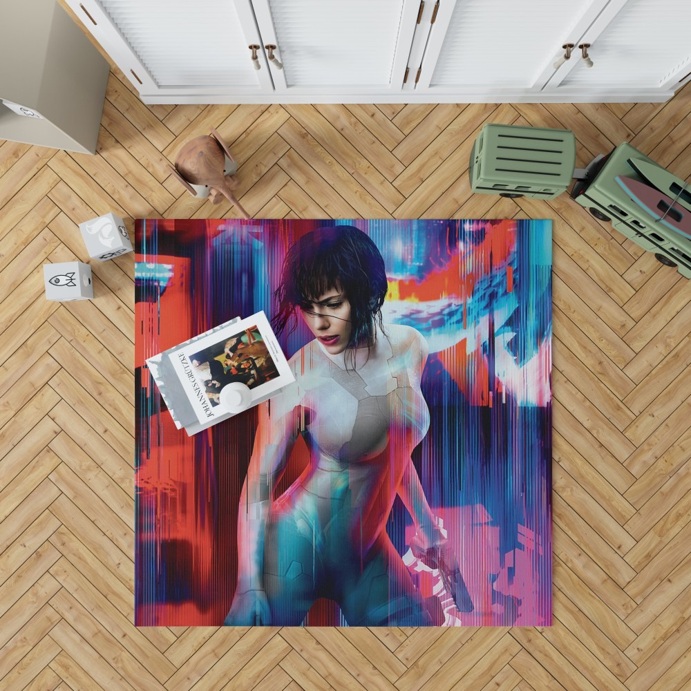 Ghost In The Shell Scarlett Johansson Bedroom Living Room Floor Carpet Rug