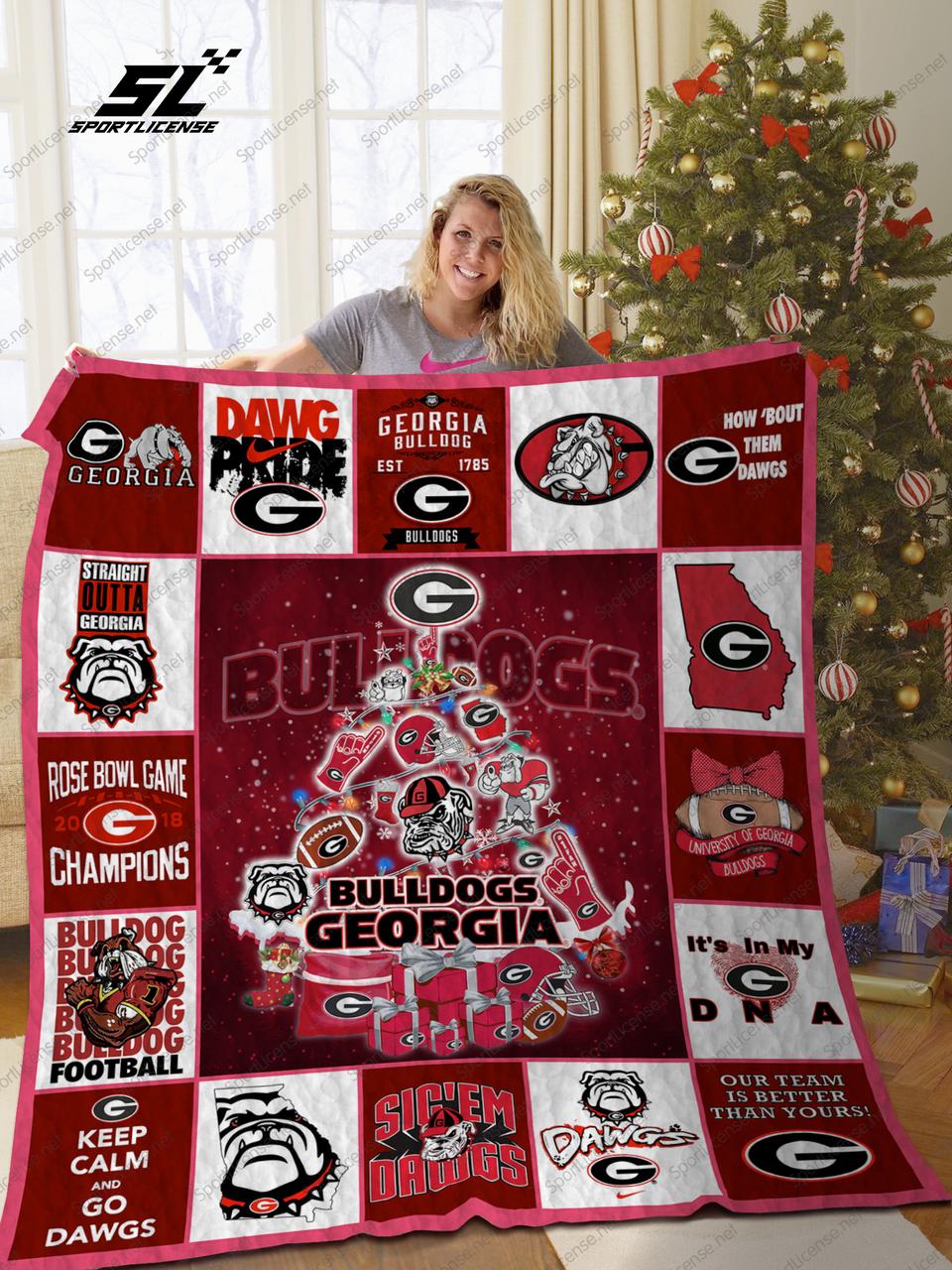 Bl Gb C Tree Quilt Blanket