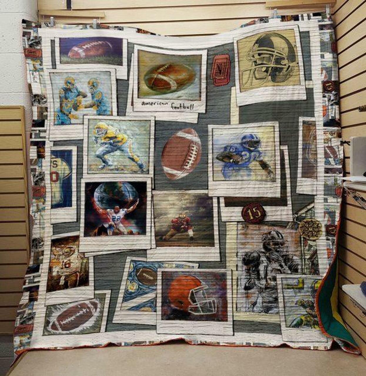 Football 203057 Quilt Blanket Quilt