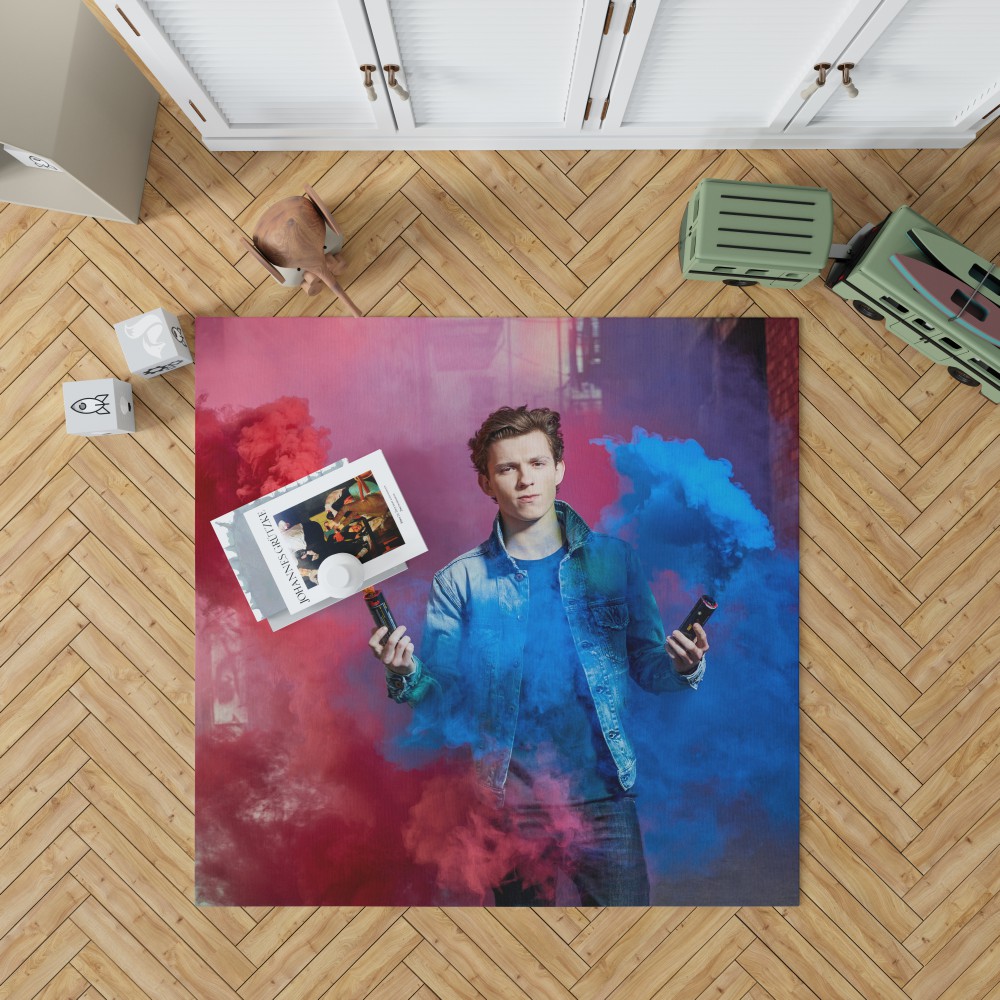 Spider-Man Homecoming Movie Tom Holland Bedroom Living Room Floor Carpet Rug