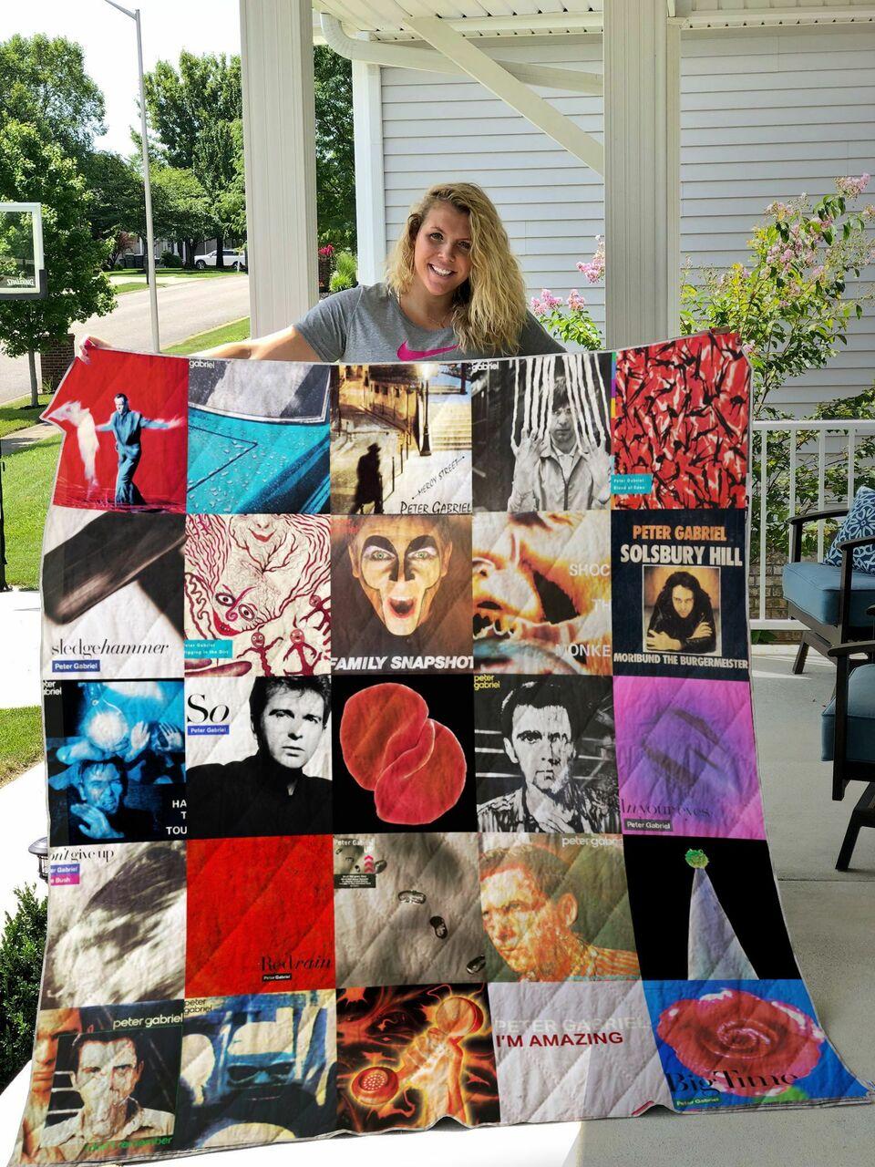 Peter Gabriel Al Quilt Blanket For Ver 25