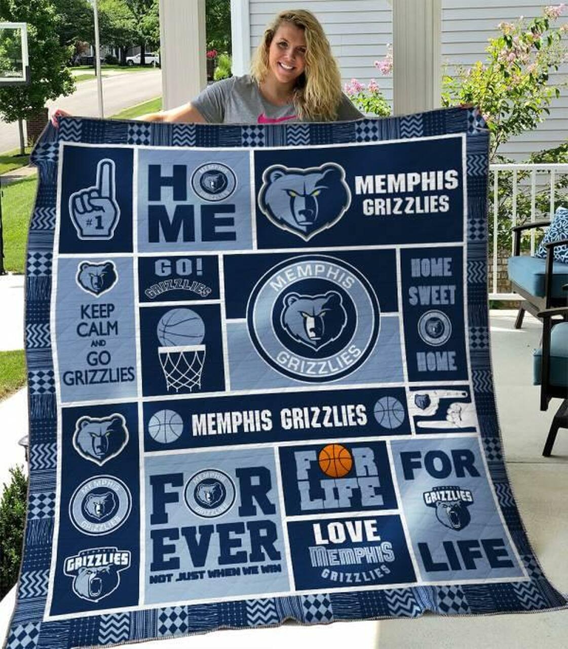 Mem Grizz Quilt Blanket B200626 Quilt