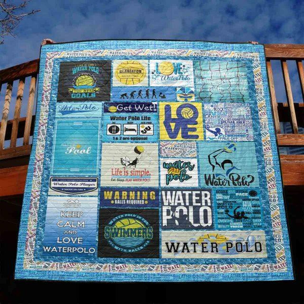 Eleep Play Water Polo Quilt Blanket Ht10 Quilt
