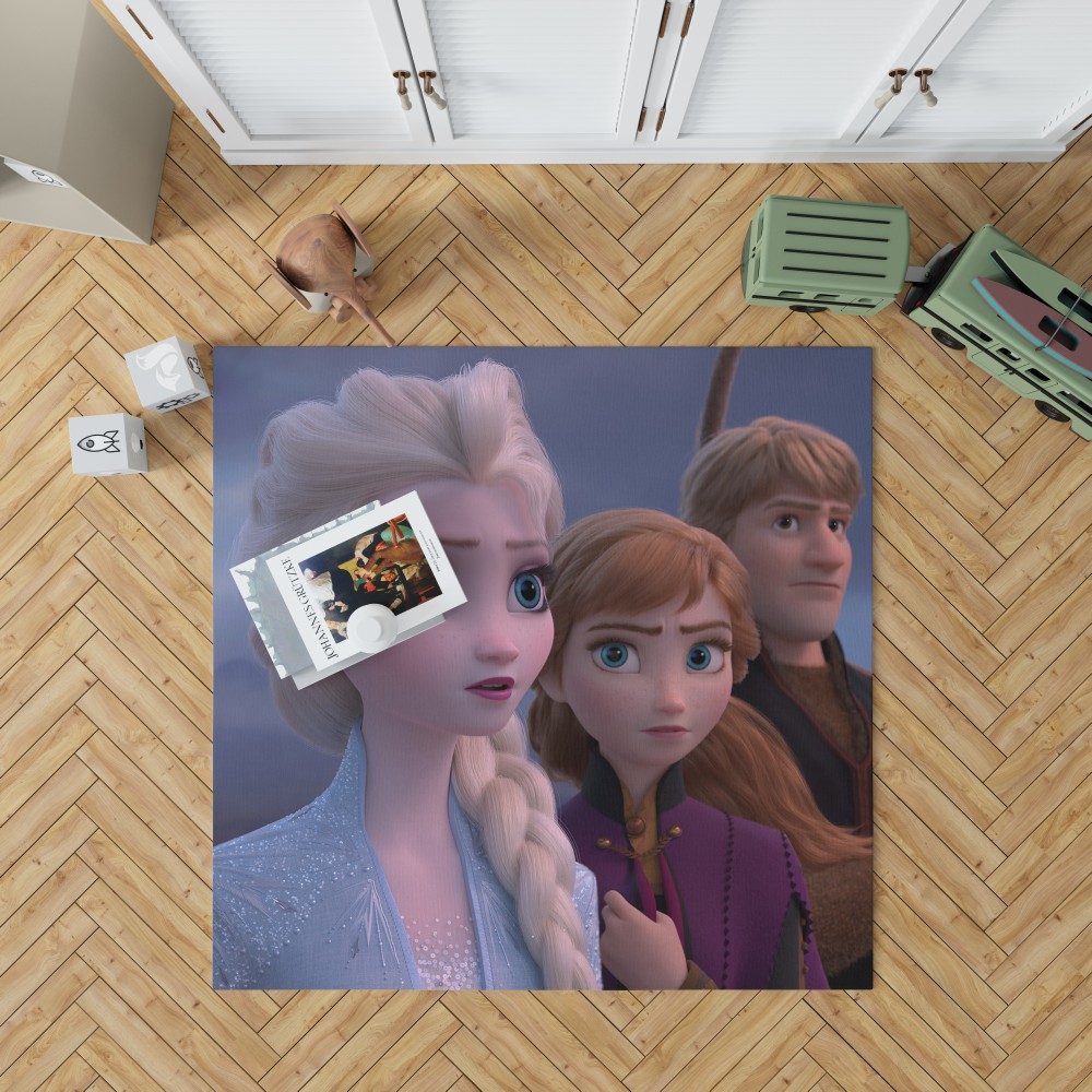 Frozen 2 Movie Annaelsakristoffbedroom Living Room Floor Carpet Rug