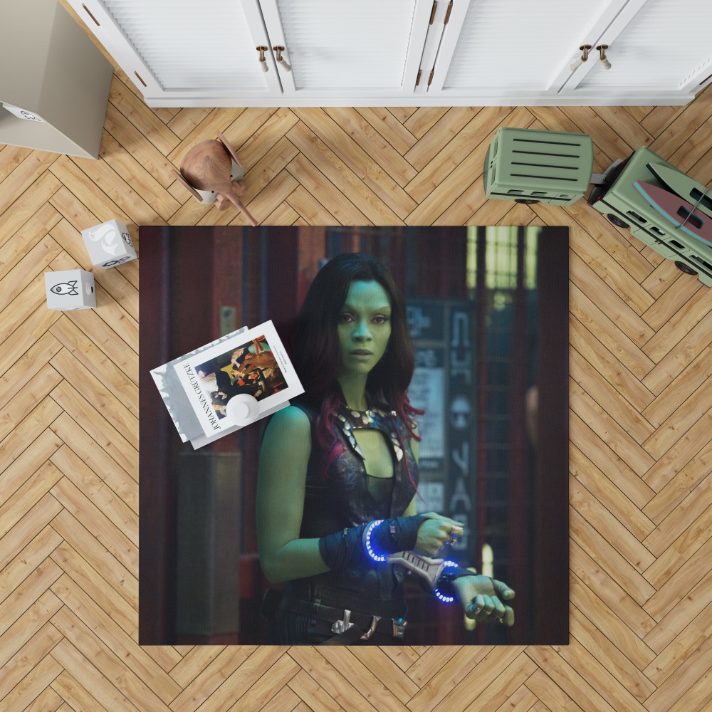 Guardians Of The Galaxy Movie Gamora Zoe Saldana Bedroom Living Room Floor Carpet Rug