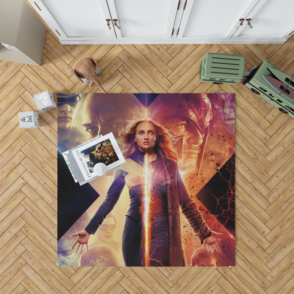 Dark Phoenix Movie Sophie Turner X-Men Bedroom Living Room Floor Carpet Rug