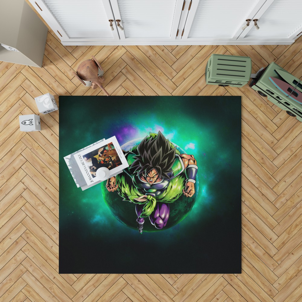 Dragon Ball Super Broly Movie Bedroom Living Room Floor Carpet Rug