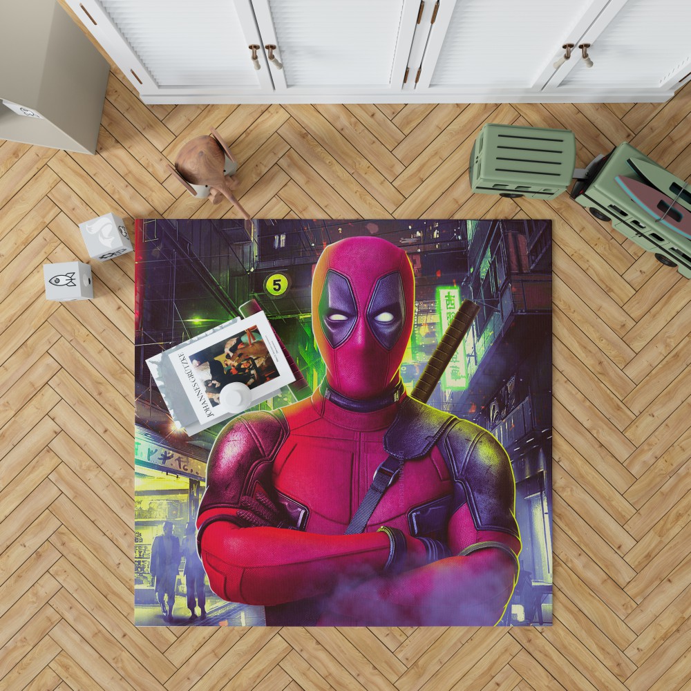 Deadpool 2 Movie Wade Wilson Bedroom Living Room Floor Carpet Rug