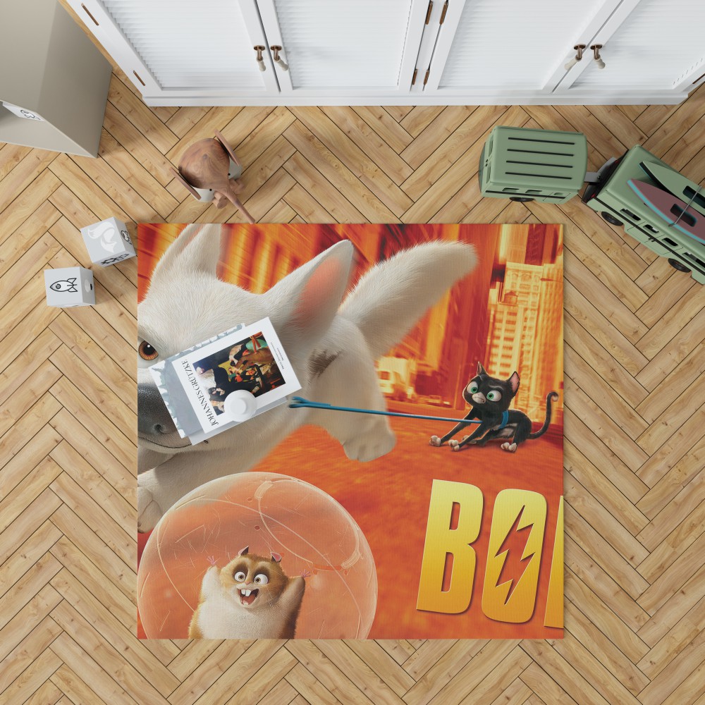 Bolt Movie Adventure Bedroom Living Room Floor Carpet Rug