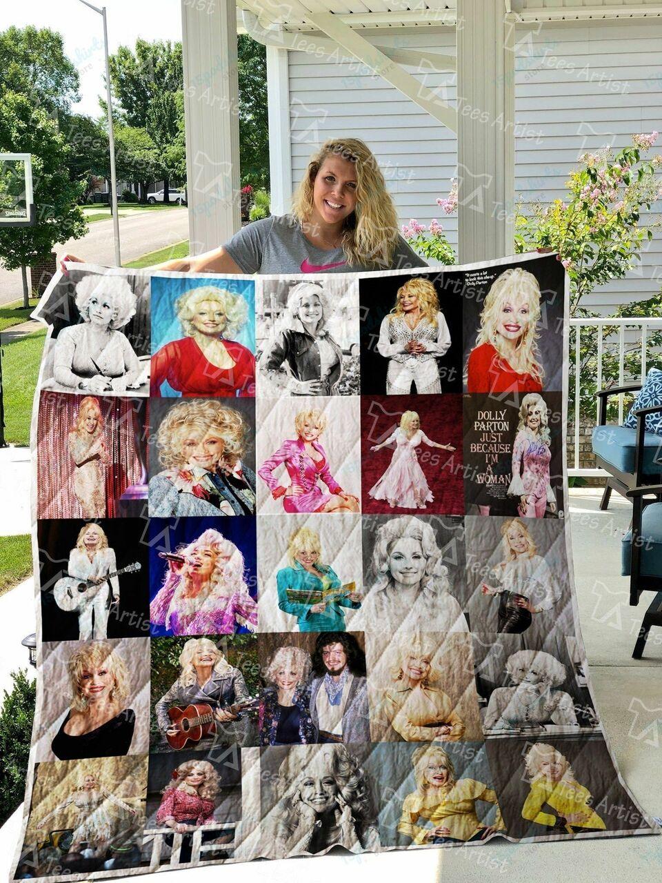 Dolly Parton Quilt Blanket 01031