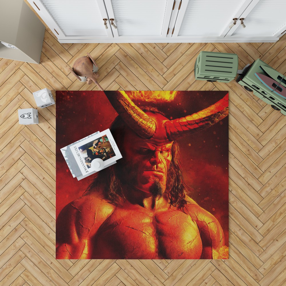 Hellboy 2019 Movie David Harbour Bedroom Living Room Floor Carpet Rug