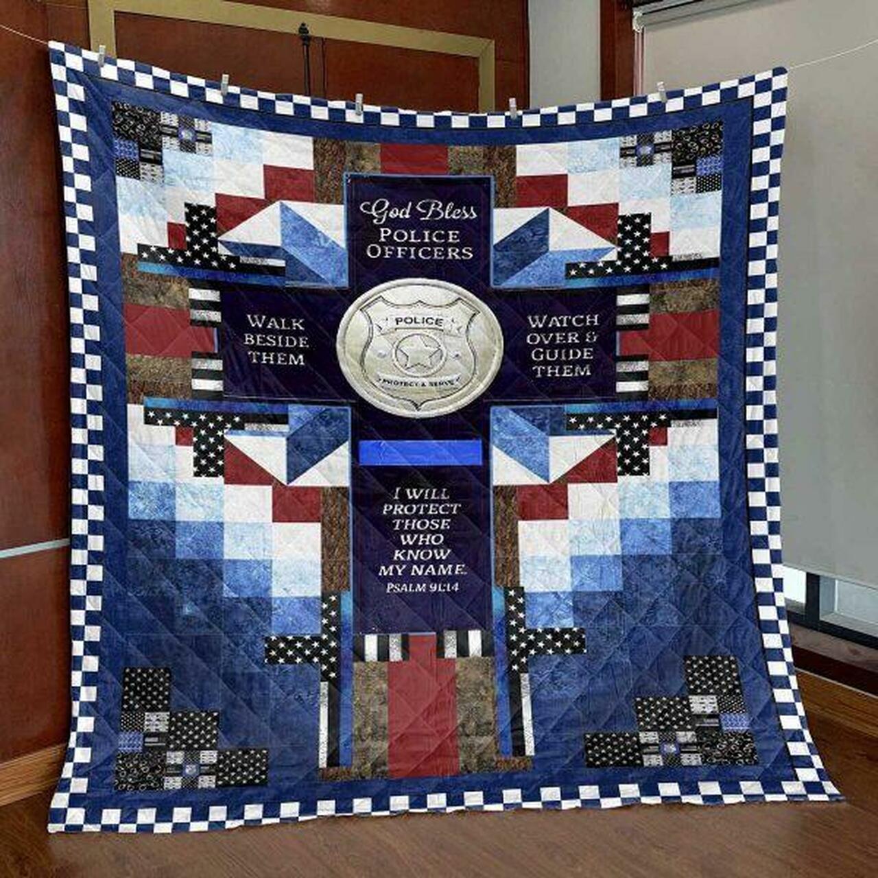 God s Police Offi Quilt Blanket Lu88 Quilt